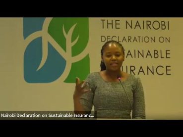 Nairobi Declaration On Sustainable Insurance Lagos 31 03 2022