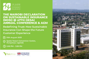 The Nairobi Declaration on Sustainable Insurance (NDSI) at the 47th OESAI Annual Conference & AGM